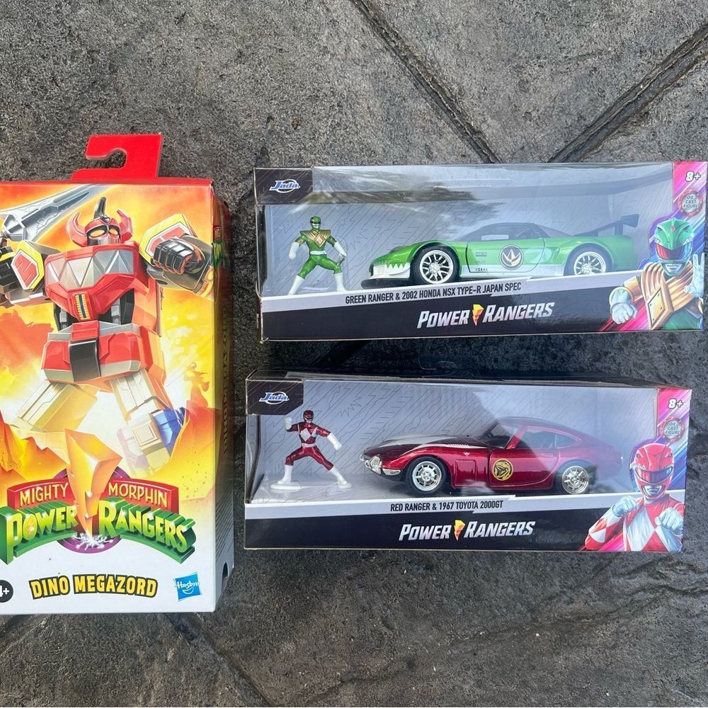 Mighty Morphin Power rangers Toy Lot (3)